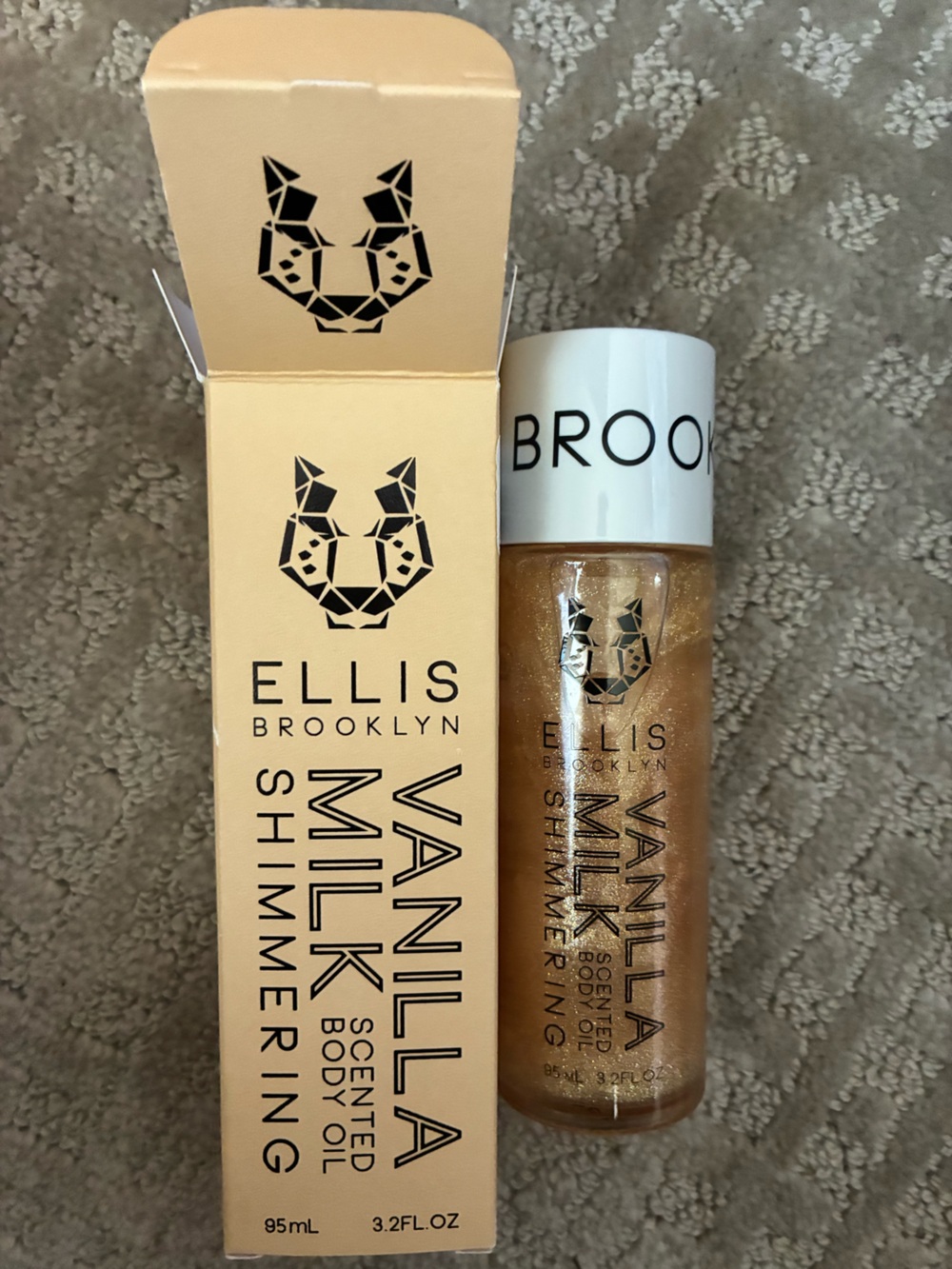 Ellis Brooklyn Vanilla Milk Shimmering Scented Body Oil 3.2oz